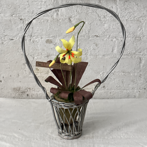 Vintage Painted Basket (# 01)