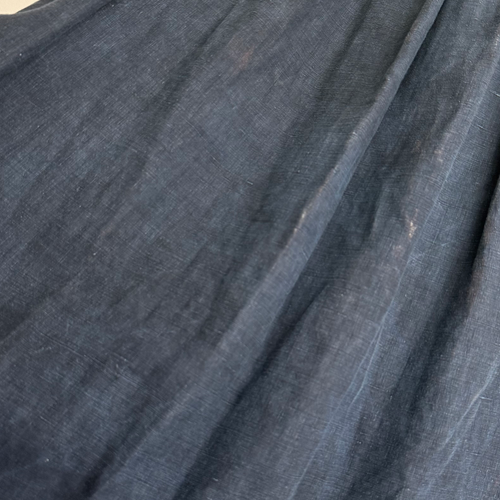 19th-century French Indigo Smock (#S-01)