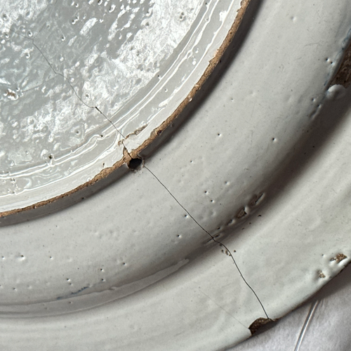 18th-century Polychrome Delft Charger Plate