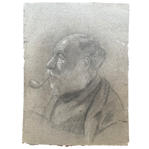 Evert Rabbers Early 20th-century Portrait Drawing (ER2401)