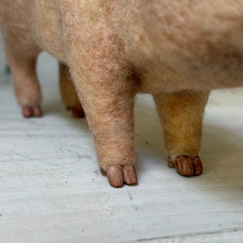 Needle Felted Pig