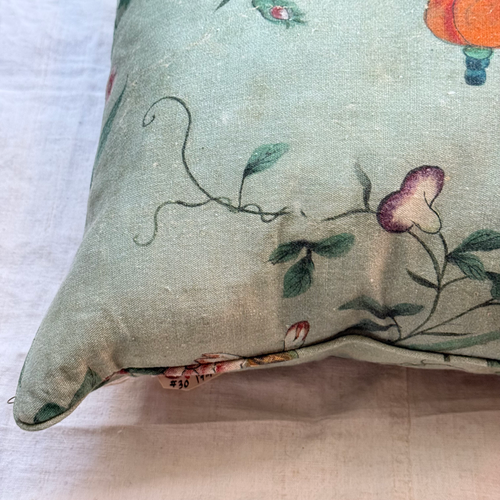 Custom John Derian for Pierre Frey "Le Paravent Chinois" Pillow in Original Green (#30)