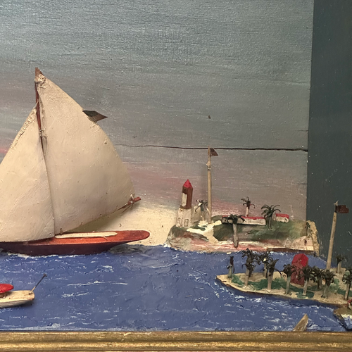 19th-century Ship Diorama