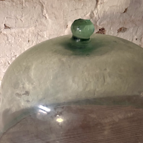 Large 19th-century French Glass Cloche de Melon (LG-01)