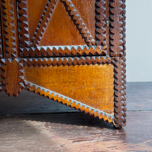 20th-century Tall Folk Dresser