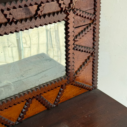 20th-century Tall Folk Dresser