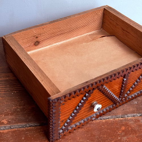 20th-century Tall Folk Dresser