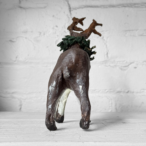 Papier-Mâché Reindeer