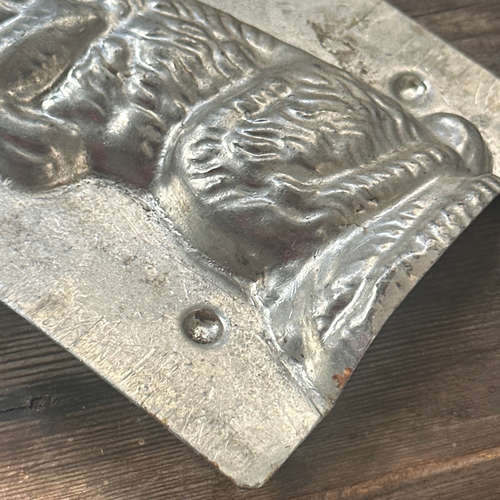 Antique Chocolate Rabbit Tin Mold (#01)