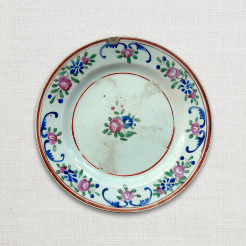 19th-century Porcelain Chinese Export Small Plate