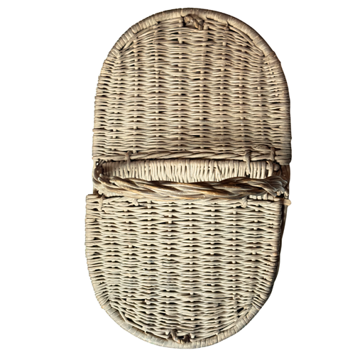 Antique  Double Lidded Picnic Basket
