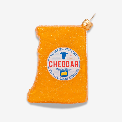Cheddar Cheese Ornament