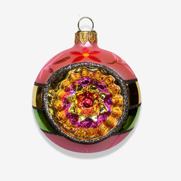 Reflector Ornament in Vivid Pink