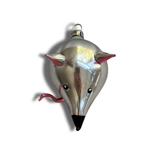 Nostalgic Freeblown Mouse Ornament
