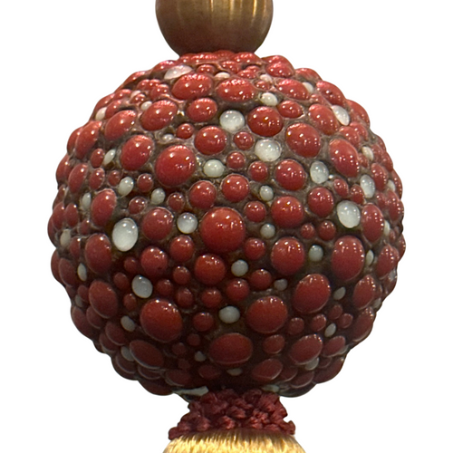 Glass "Majarincess” Lantern in Rose by Adam Kurtzman