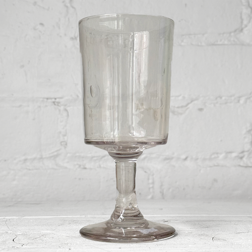 19th-century French Antique Wine Glass (#22)