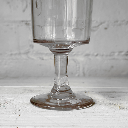 19th-century French Antique Wine Glass (#22)