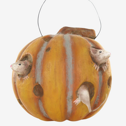 Pumpkin Patch With Mice Candy Bucket