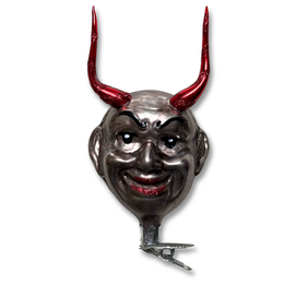Nostalgic Krampus Head Clip-On Ornament