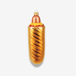 French Hot Dog Ornament