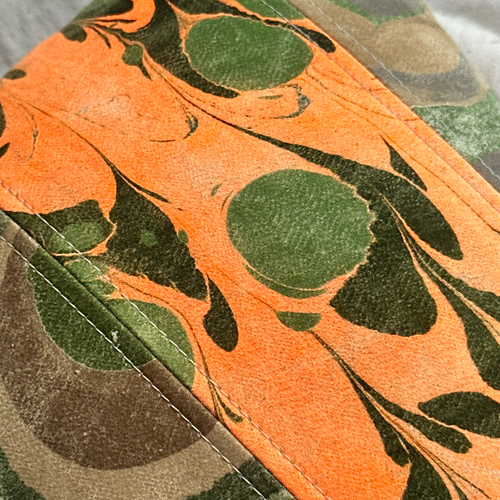 Hand Marbled One-of-a-Kind Pillow (SW717)