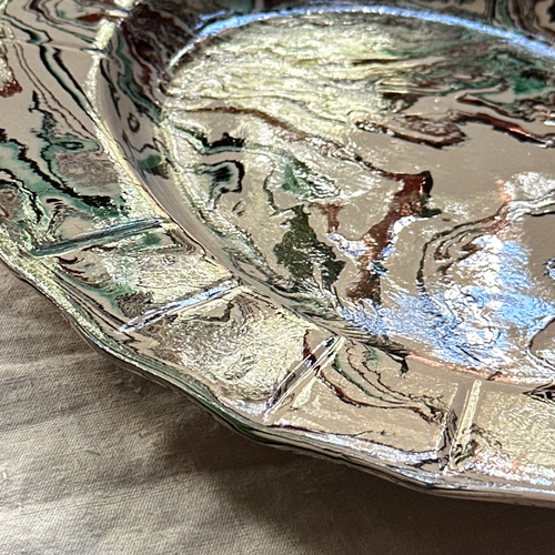 Marbled Louis XV Platter in Riga (RG #757)