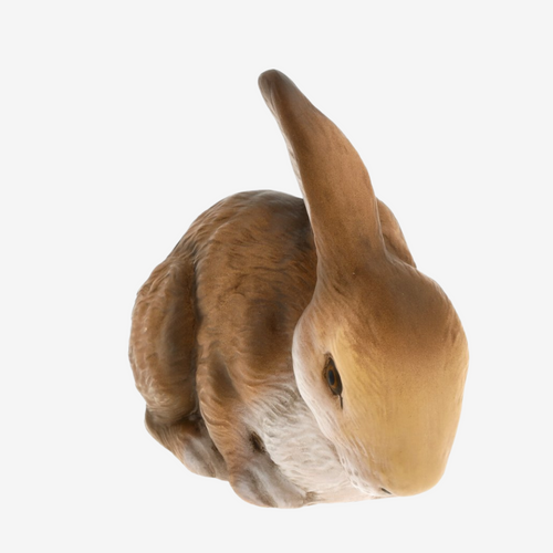 Cowering Brown Easter Hare