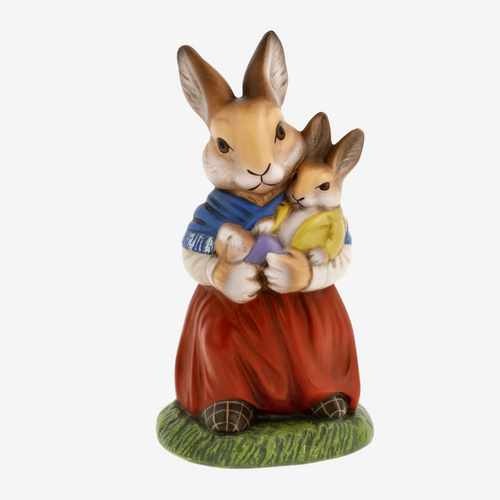 Mommy Easter Hare with Baby