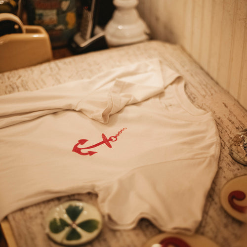 John Derian x SKU SS Anchor Tee