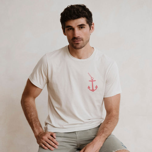John Derian x SKU SS Anchor Tee