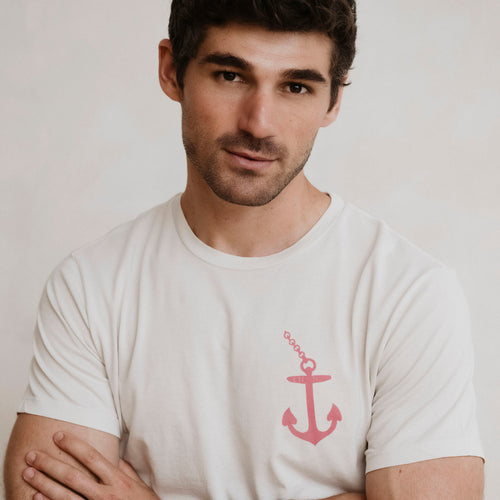 John Derian x SKU SS Anchor Tee