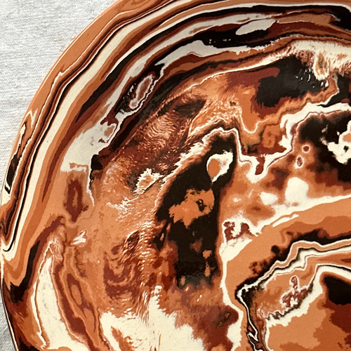 Marbled  Presentation Plate in Bhoutan (BH #759)