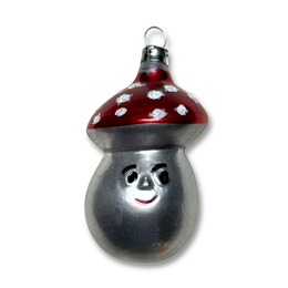 Nostalgic Smiling Mushroom Ornament