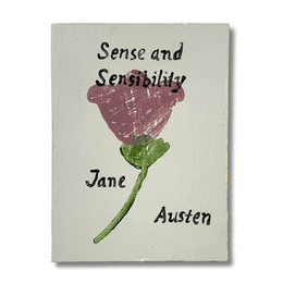 Leanne Shapton "Sense and Sensibility" Painted Wooden Book