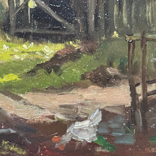 Evert Rabbers Landscape Painting (2326)