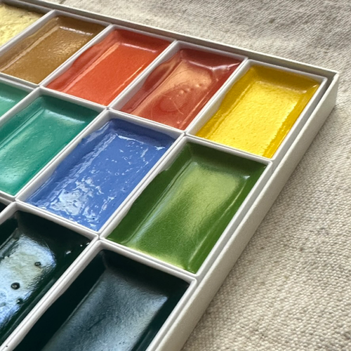 Summer Japanese Gansai Watercolor Set