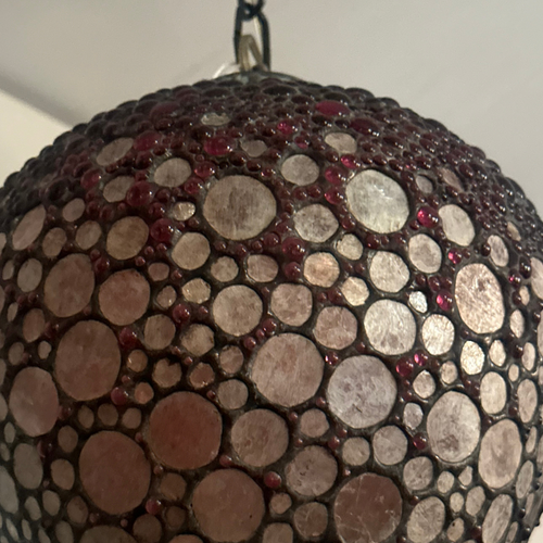 Glass "Majarincess” Lantern in Rose by Adam Kurtzman