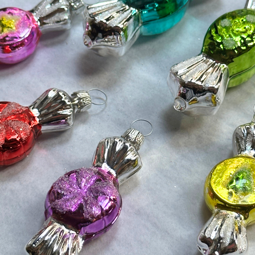 Set of 6 Nostalgic Bonbon Ornaments