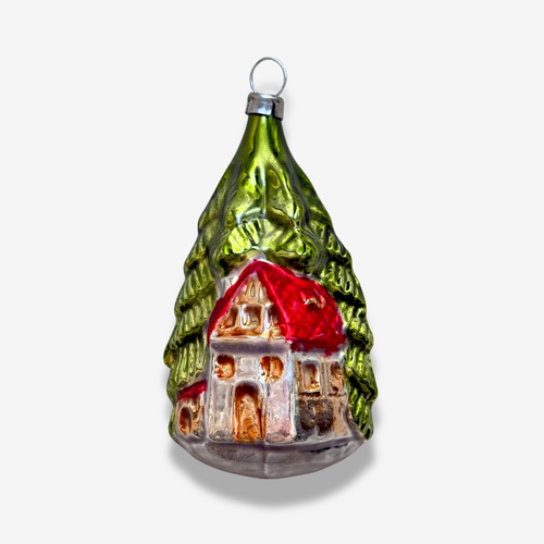 Nostalgic Tree & House Ornament