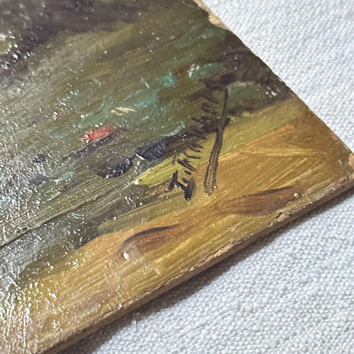 Evert Rabbers Landscape Painting (2328)