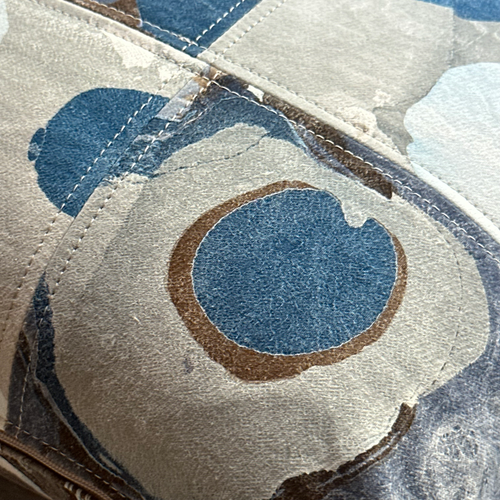 Hand Marbled One-of-a-Kind Pillow (SW719)
