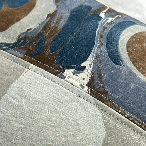 Hand Marbled One-of-a-Kind Pillow (SW719)