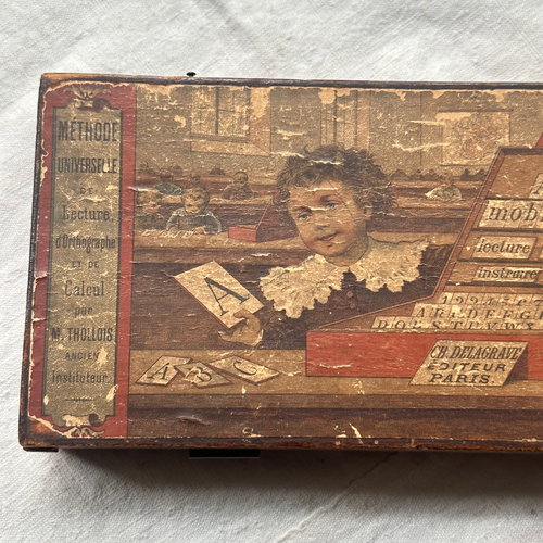 19th-century Alphabet Mobile Thollis Tin Letter Game
