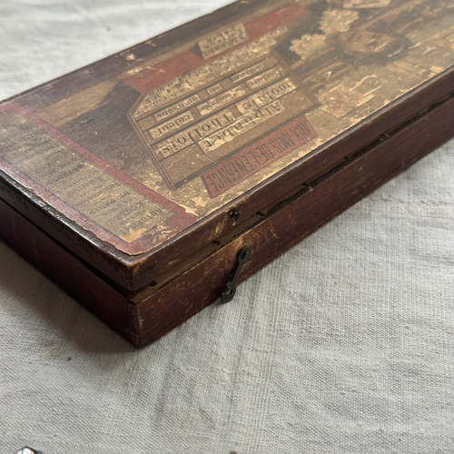 19th-century Alphabet Mobile Thollis Tin Letter Game