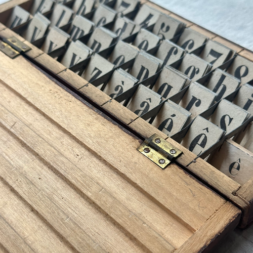 19th-century Alphabet Mobile Thollis Tin Letter Game