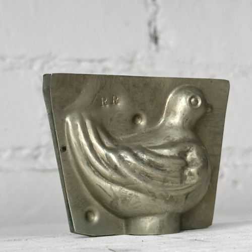 Antique Chocolate Bird Tin Mold (#29)