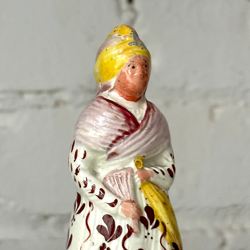 19th-century Porcelain Staffordshire Turkish Figurine