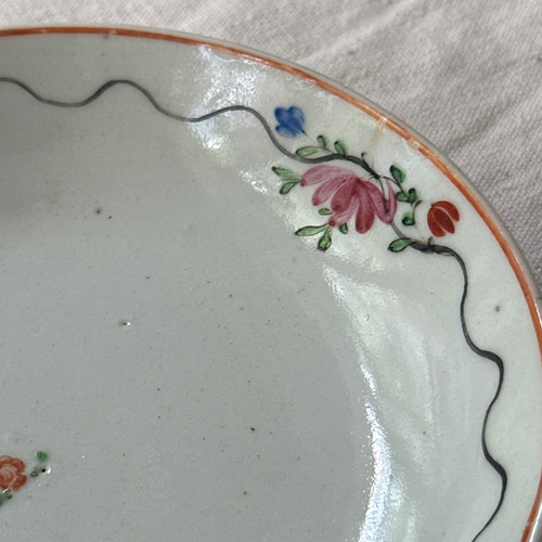 18th-century Chinese Qing Porcelain Small Plate A