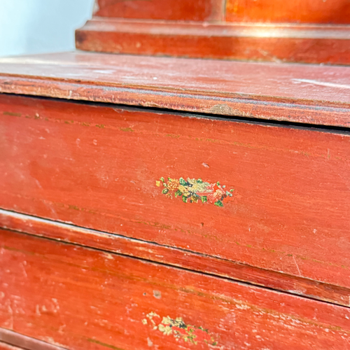 Early 20th-century Painted Miniature Doll's Chest