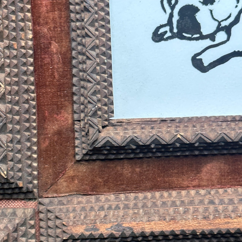 "Mark's Dog" in a Vintage Frame